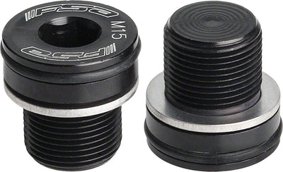 FSA M15 Capless Alloy Crank Bolts Black/Silver