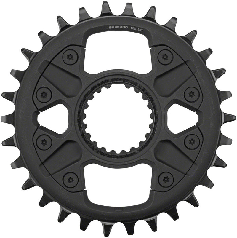 Shimano Deore FC-M6100-1 Direct Mount Chainring - 30t 12-Speed Black - Open Box, New