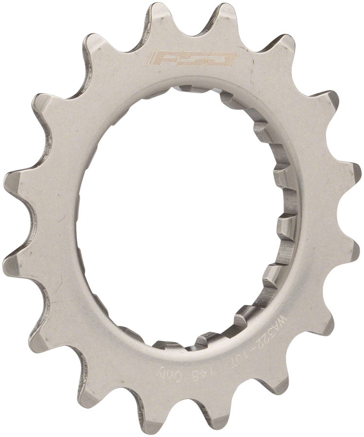 Full Speed Ahead WA322 eBike Sprocket GEN 2 Bosch - 16t 2.5mm Offset Stainless Steel Polished Silver