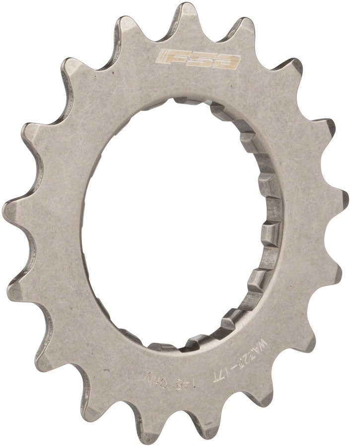 Full Speed Ahead WA323 eBike Sprocket GEN 2 Bosch - 17t 2.5mm Offset Stainless Steel Polished Silver
