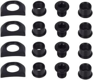 FSA Chainring Bolt Tab Cover for Carbon Cranks 4mm - Silver