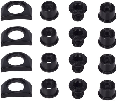 FSA Chainring Bolt Tab Cover for Carbon Cranks 4mm - Silver