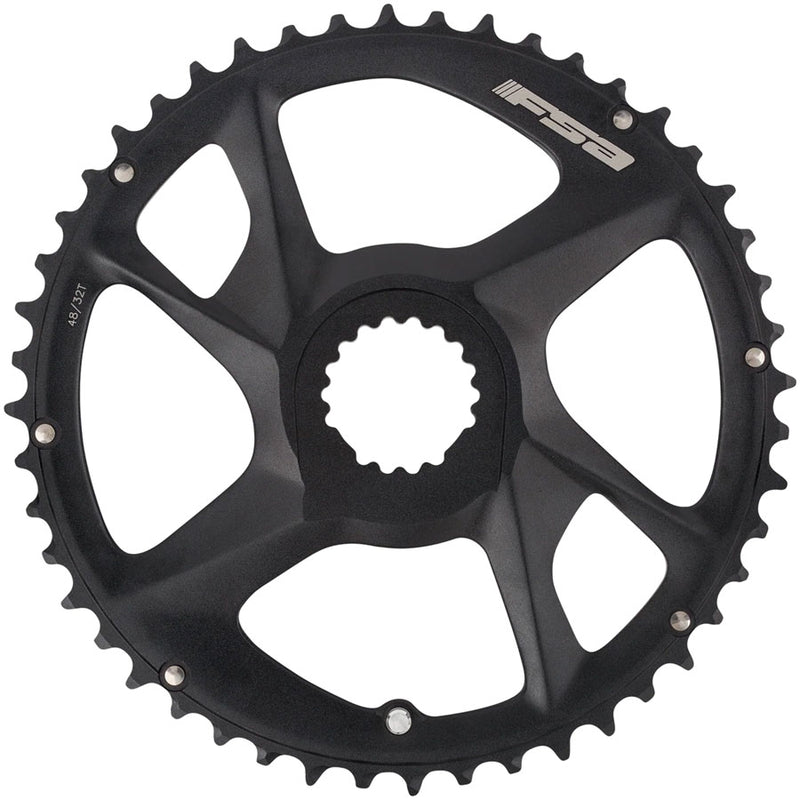 FSA SL-K Advanced Chainring 1x 46T Tooth Count Direct Mount Interface 11-Speed Compatible – BLK