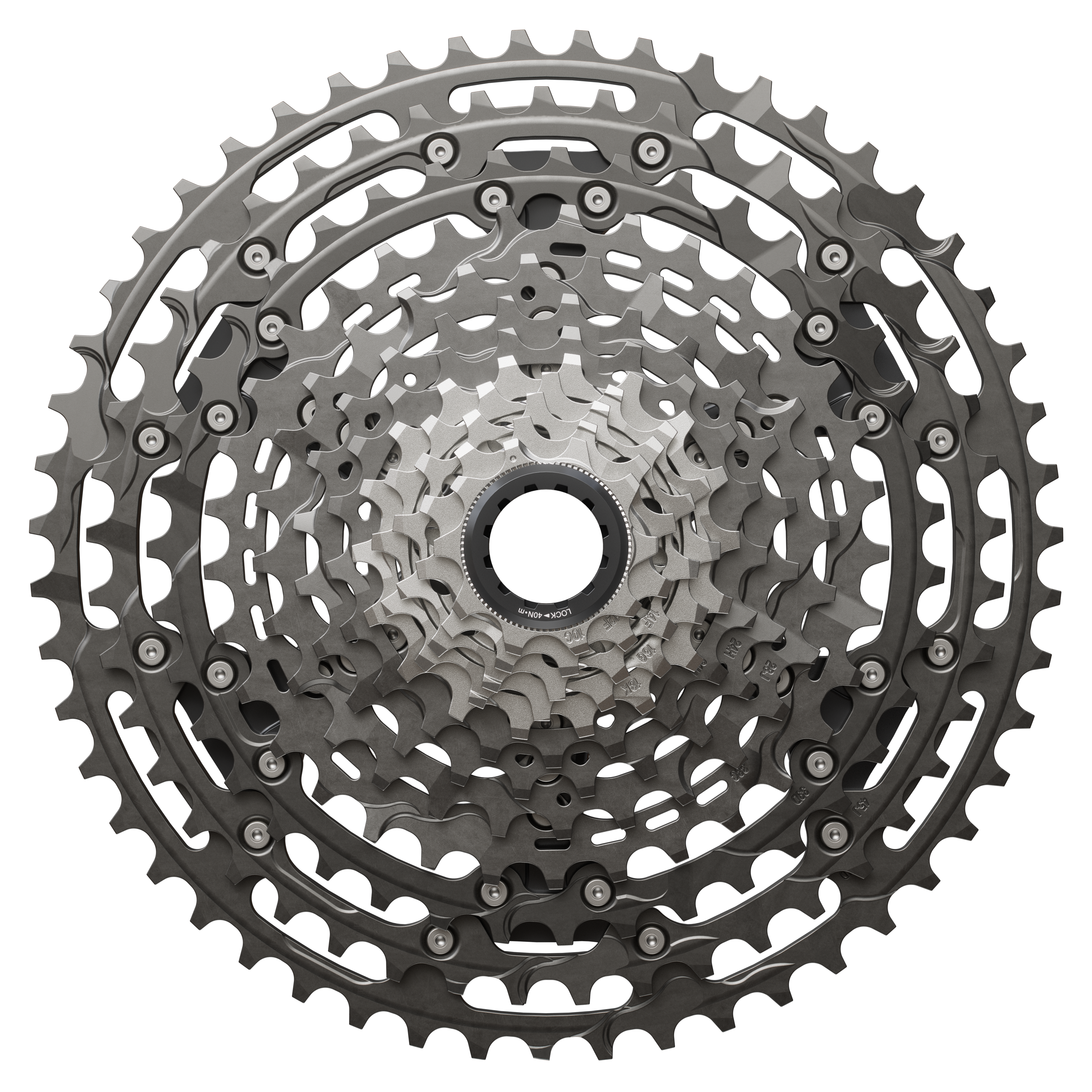 Shimano XTR CS-M9200-12 Cassette - 12-Speed 10-51t Hyperglide+ Micro Spline Gray