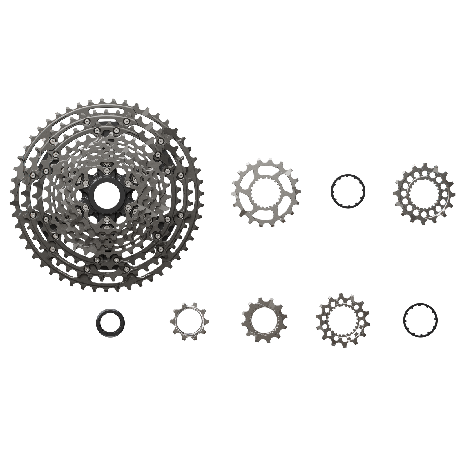 Shimano XTR CS-M9200-12 Cassette - 12-Speed 10-51t Hyperglide+ Micro Spline Gray