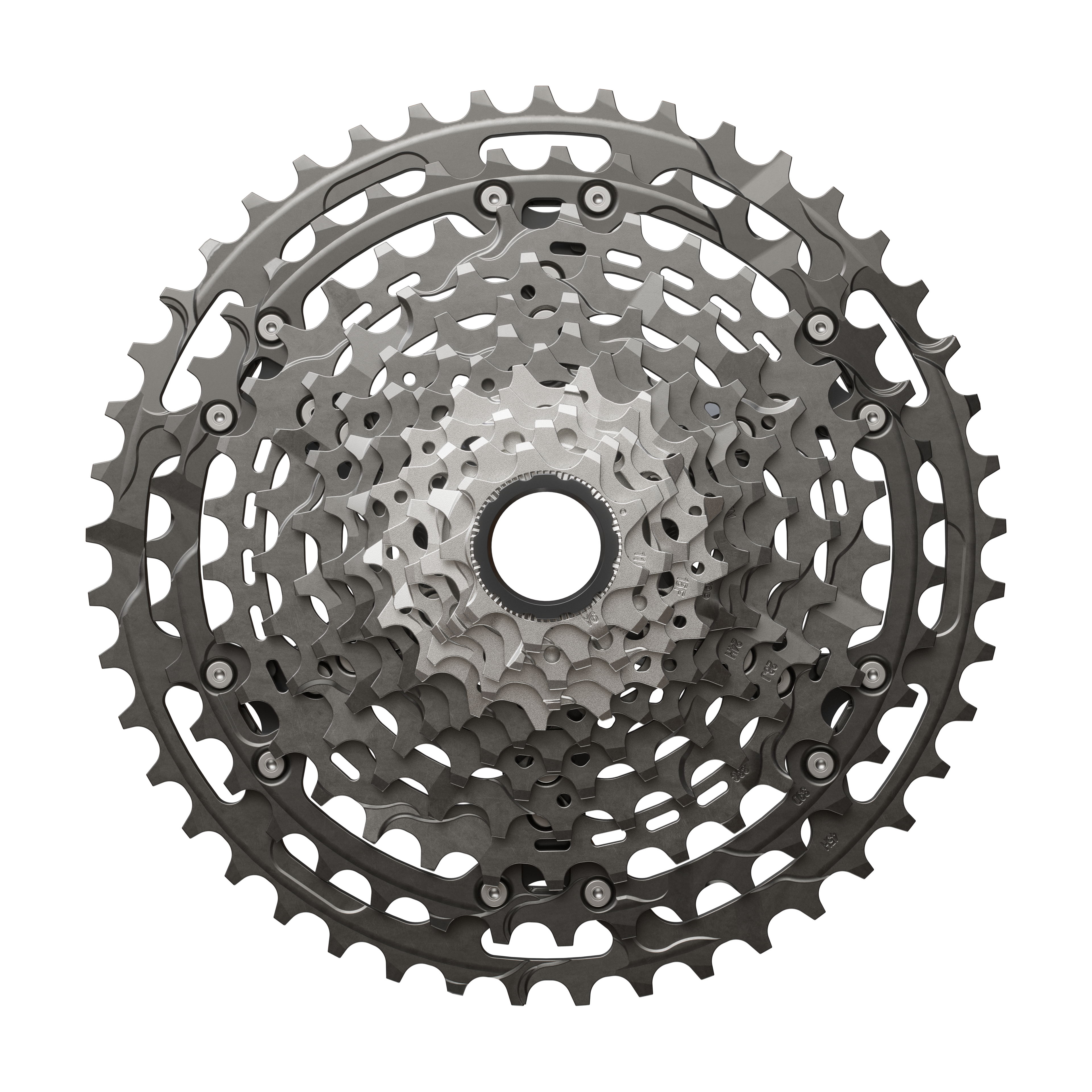 Shimano XTR CS-M9200-12 Cassette - 12-Speed 9-45t Hyperglide+ Micro Spline Gray
