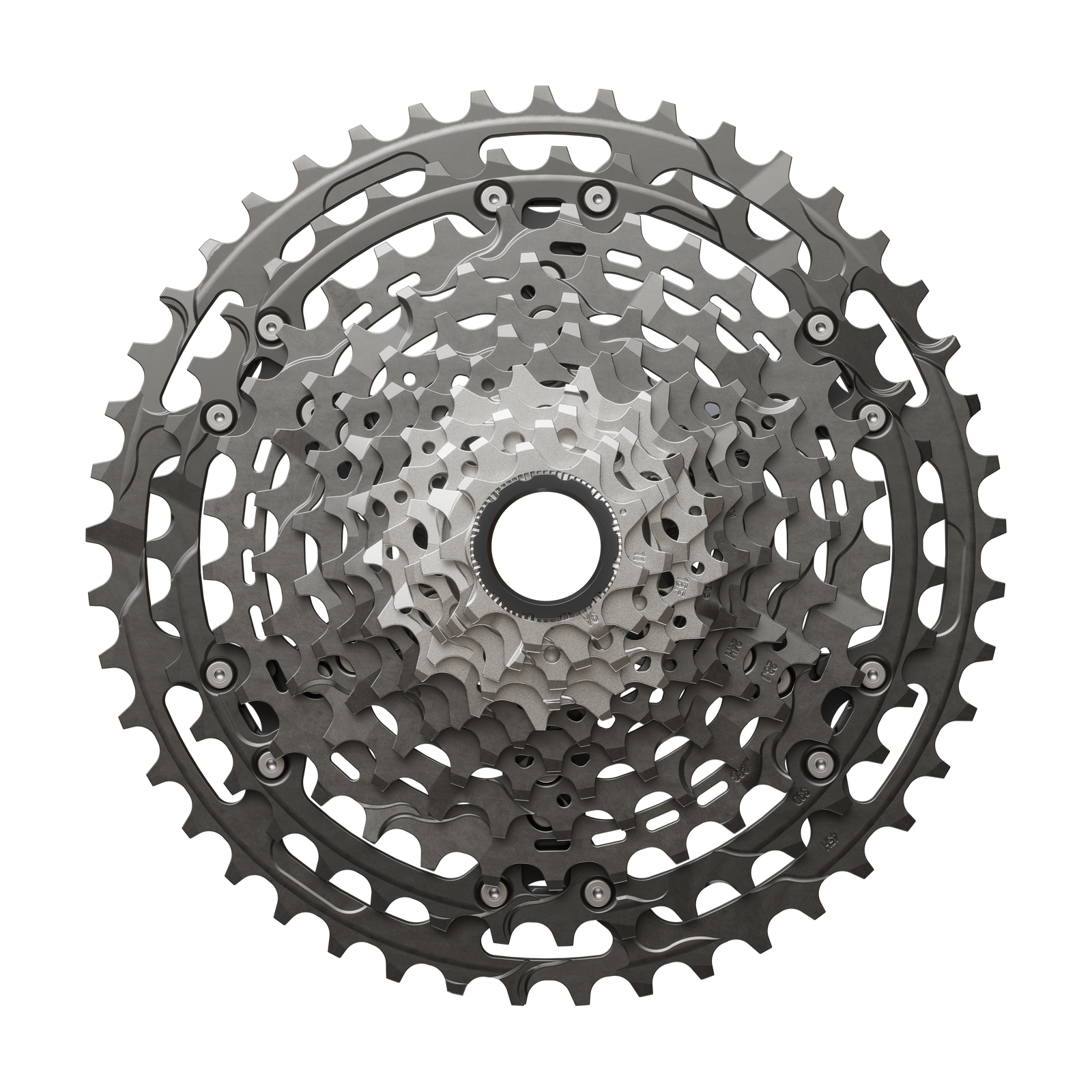 Shimano XTR CS-M9200-12 Cassette - 12-Speed 9-45t Hyperglide+ Micro Spline Gray