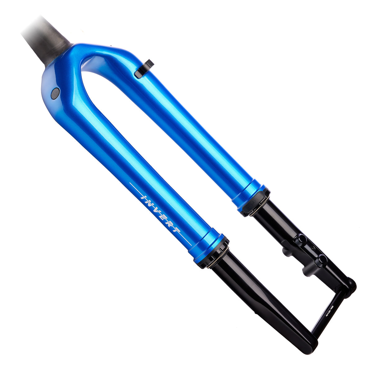 Cane Creek Invert CS 30th Anniversary Gravel Suspension Fork - 700c 40 mm 12 x 100 mm 45 mm Offset Climb Switch Blue