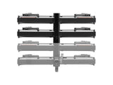 Piston Pro X Hitch Bike Rack Add-On - 2-Bike LED Lights 4-Pin Plug Kashima Coat Galaxy Gray