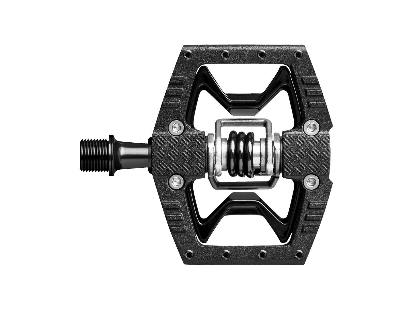 Crankbrothers Double Shot 3 Pedals - Single Side Clipless Platform Aluminum 9/16" BLK