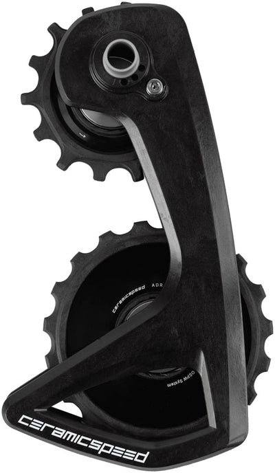 CeramicSpeed OSPW RS Alpha Pulley Wheel System Campagnolo Super Record WRL - ALPHA Aluminum Pulley Carbon Cage BLK
