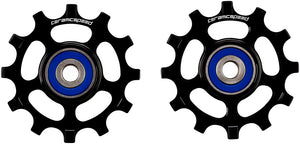 CeramicSpeed Pulley Wheels Shimano 11-Speed - 12 Tooth Narrow Wide Alloy BLK