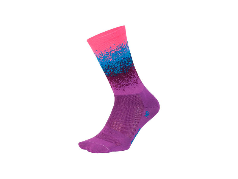 DeFeet Aireator 6" Ombre Socks 9.5-11.5 Purple