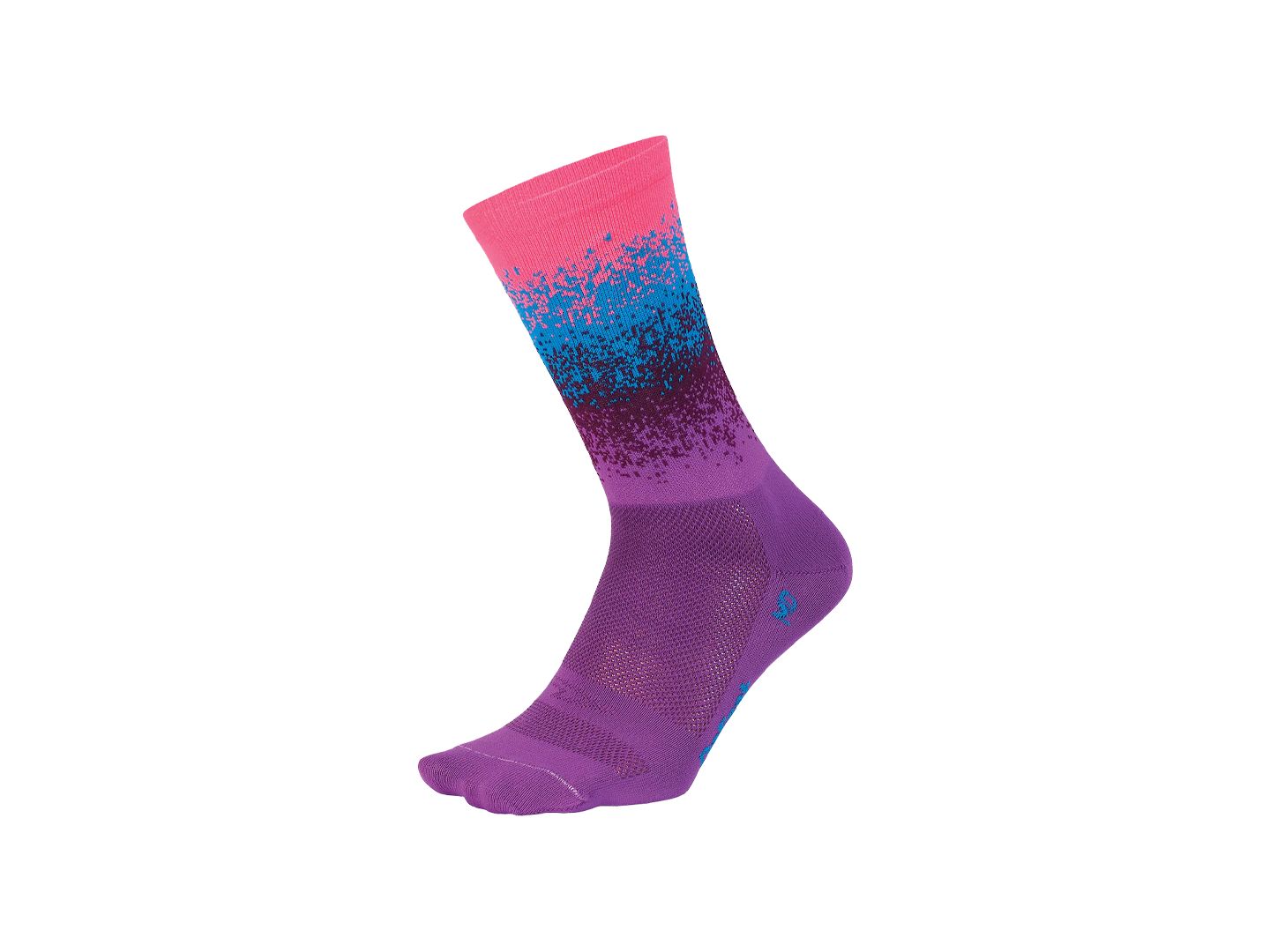 DeFeet Aireator 6" Socks Pink/Blue/Purple XL Pair