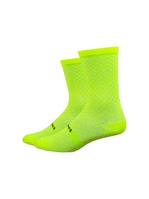 DeFeet Evo 6" Mont Ventoux Socks Hi-Vis Yellow M