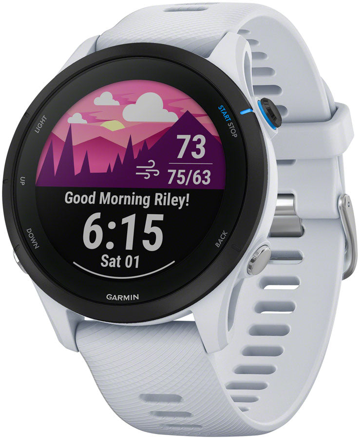 Garmin Forerunner 255 Music GPS Smartwatch - 45.6mm Whitestone