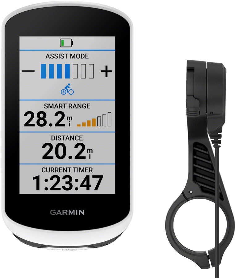 Garmin Edge Explore 2 Bike Computer Power Mount Bundle - GPS Wireless Black