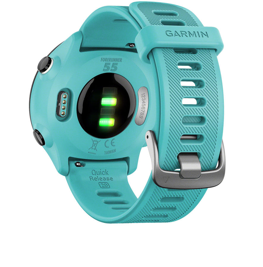 Garmin Forerunner 55 Watch Watch Color: Aqua Wristband: Aqua - Silicone