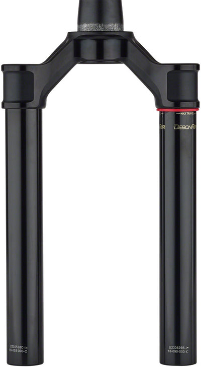 RockShox Crown/Steerer/Uppertube - Debonair 29 Boost 44 Offset Aluminum Taper BLK Ano SID SL Ultimate 32mm 100-110mm  - D1 2024+