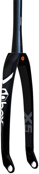 Box components X5 Pro Carbon Fork BMX 24` Threadless 1-1/8 to 1.5` None Carbon/AL7000 Black 32mm
