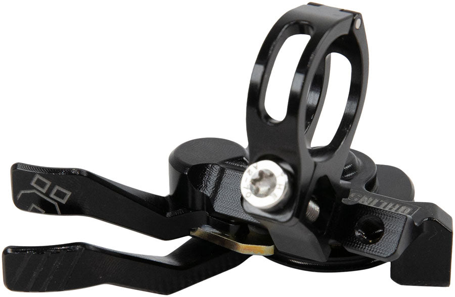 Ohlins Suspension Fork Rear Shock Remote Lever - For RXC34 Forks TXC Shocks 3-position Matchmaker Compatible BLK