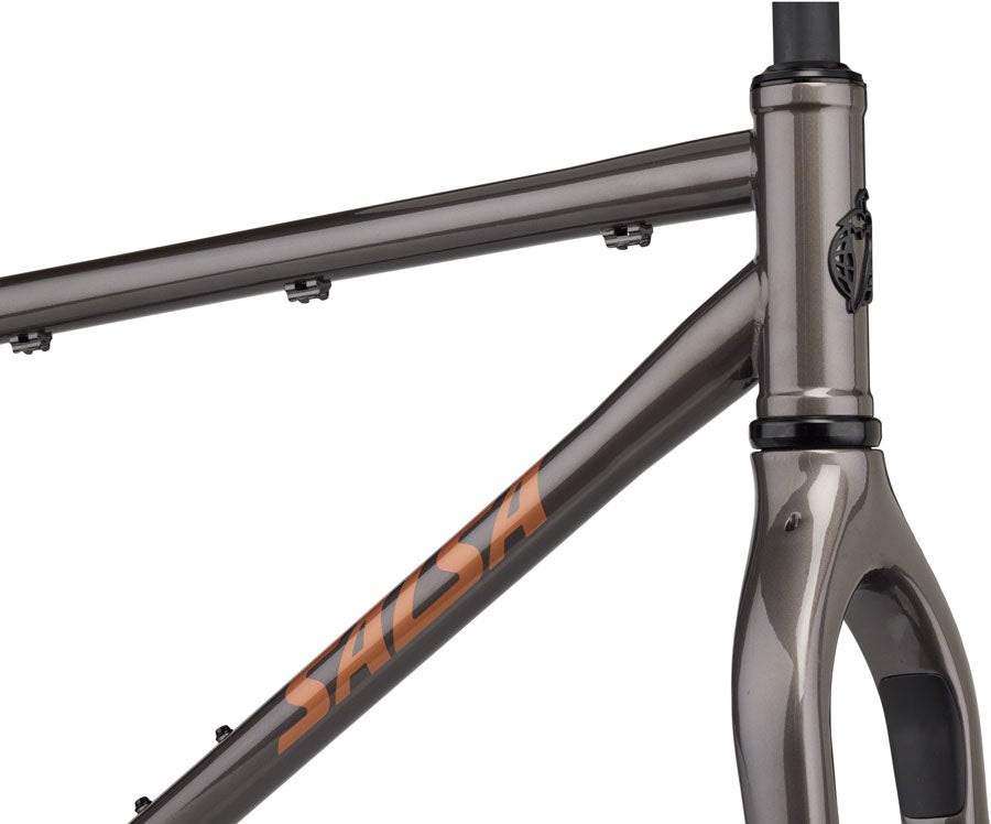 Salsa Fargo Frameset - 29" Steel Graphite X-Small