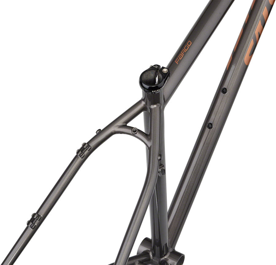 Salsa Fargo Frameset - 29" Steel Graphite Large