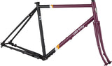 All-City Gorilla Monsoon Frameset - 650b Steel Charred Berry 49cm