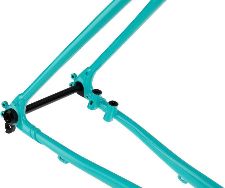 All-City Gorilla Monsoon Frameset - 650b Steel Aqua Seafoam 43cm