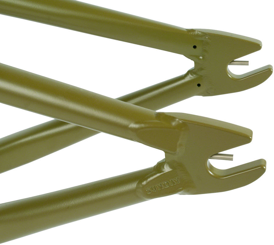 Sunday Soundwave V3 BMX Frame - 20.75" TT Matte Army Green