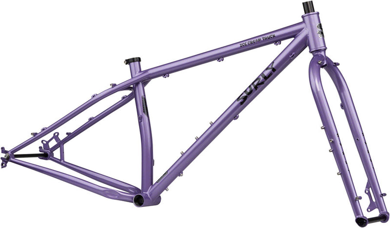 Surly Ice Cream Truck Frameset - 26" Steel Taro Milk Tea X-Large