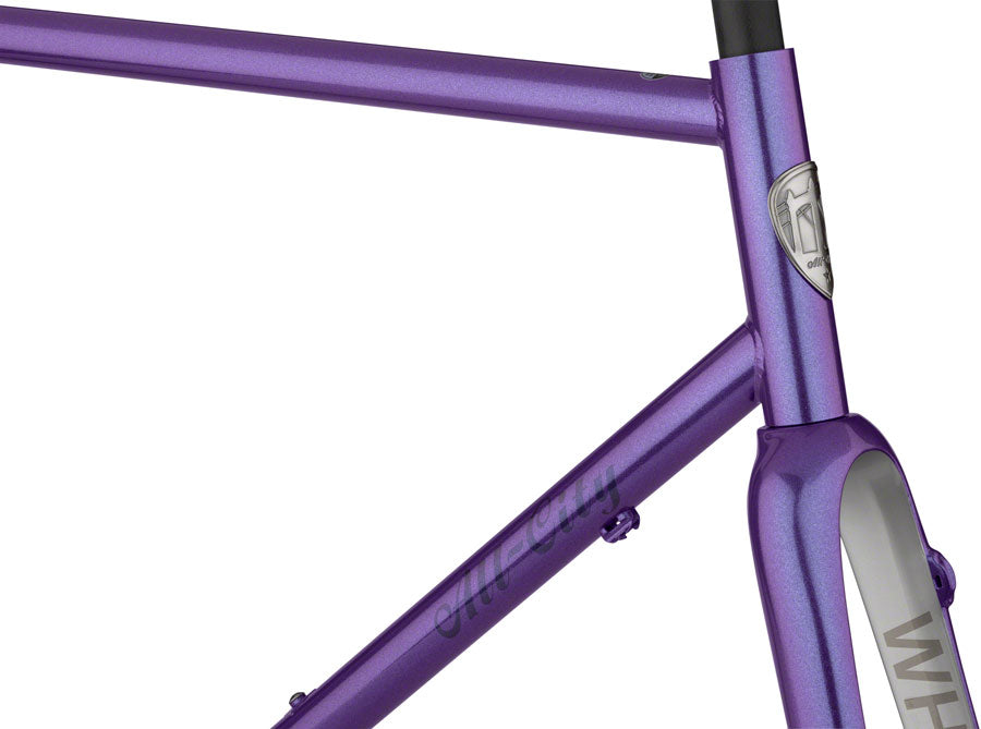 All-City Super Professional Frameset - 700c / 650b Steel Hollywood Violet 55cm