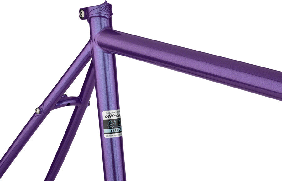 All-City Super Professional Frameset - 700c / 650b Steel Hollywood Violet 43cm