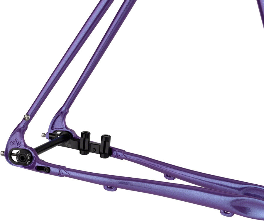 All-City Super Professional Frameset - 700c / 650b Steel Hollywood Violet 55cm