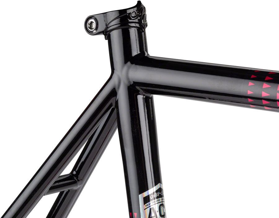 All-City Zig Zag Frameset - 700c Steel Sour Cherry Seltzer 55cm