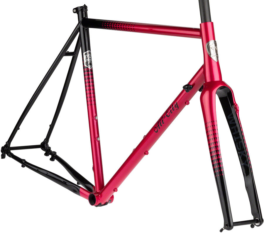 All-City Zig Zag Frameset - 700c Steel Sour Cherry Seltzer 52cm