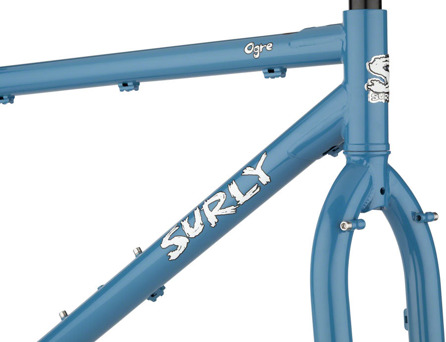 Surly Ogre Frameset - 29" Steel Cold Slate Blue Small