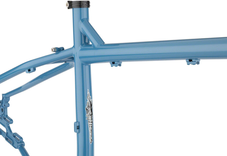 Surly Ogre Frameset - 29" Steel Cold Slate Blue Small