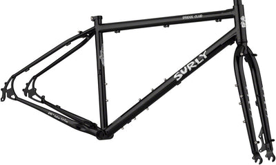 Surly Bridge Club Frameset - 27.5"/700c Steel Black Small