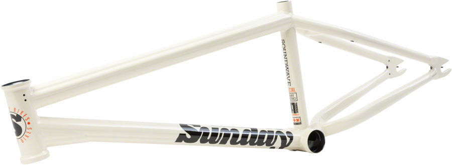 Sunday Soundwave V3 BMX Frame - 20.5" TT White