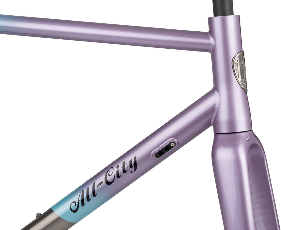 All-City Cosmic Stallion Ti Frameset - 700c/650b Titanium Laser Prism 55cm