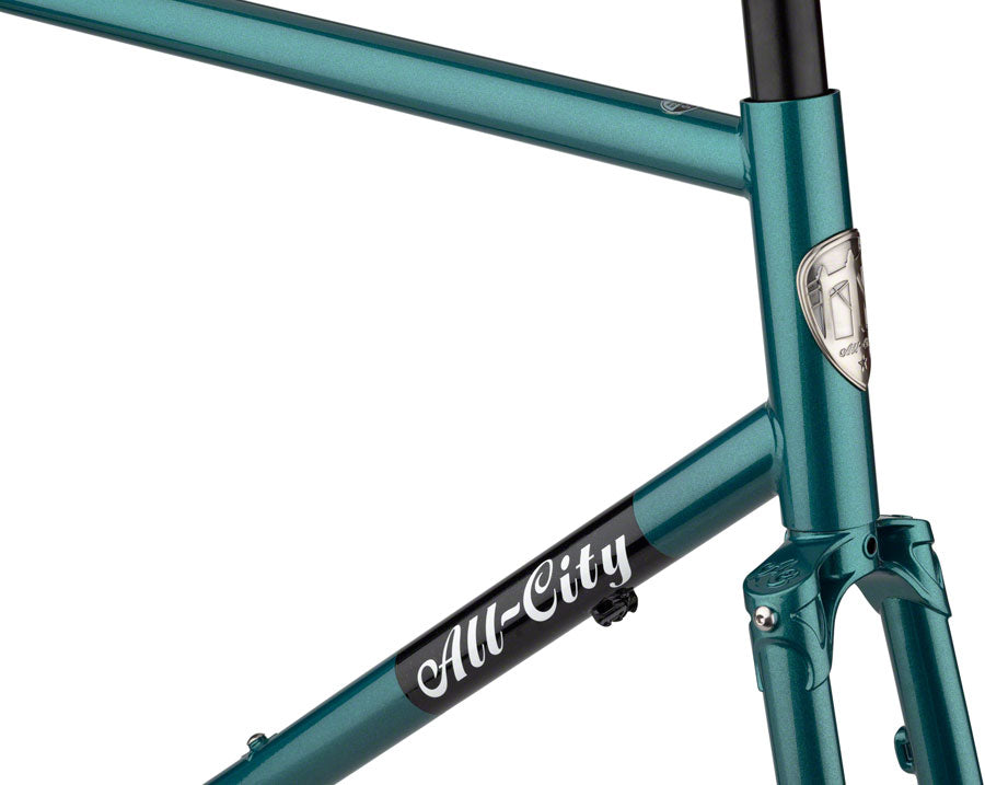 All-City Super Professional Frameset - 700c / 650b Steel Night Jade 55cm