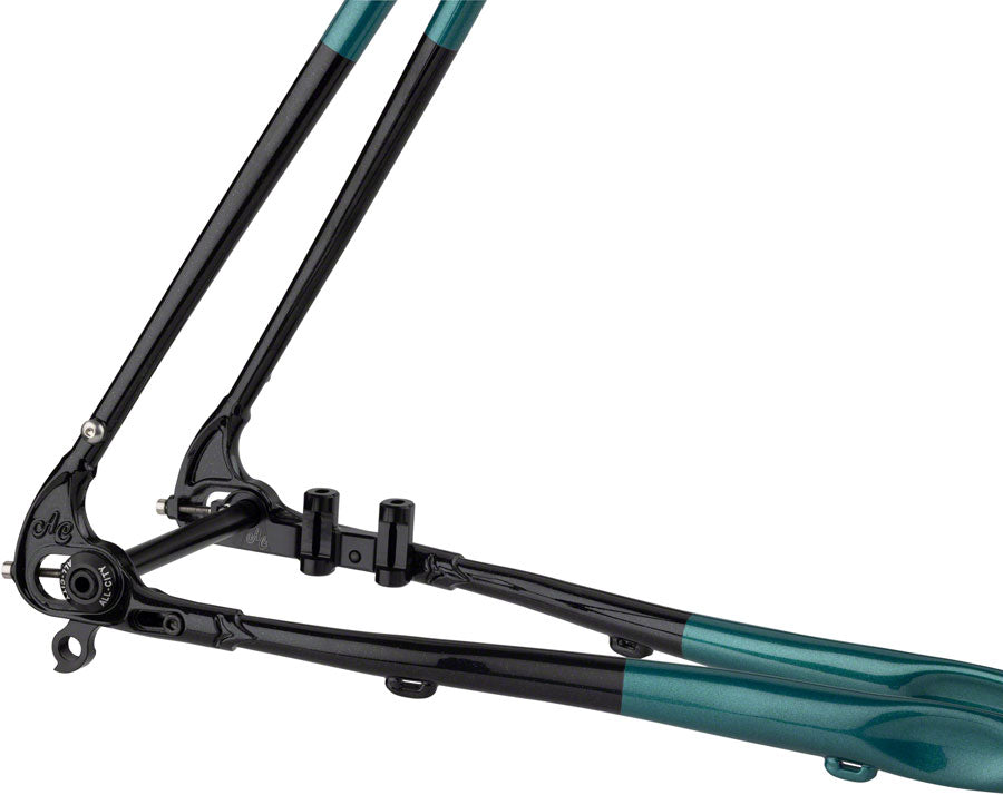 All-City Super Professional Frameset - 700c / 650b Steel Night Jade 55cm