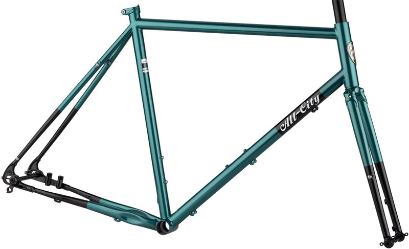 All-City Super Professional Frameset - 700c / 650b Steel Night Jade 43cm