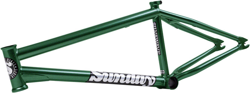 Sunday Silvawave BMX Frame - 21.25" TT  SeaWeed Green