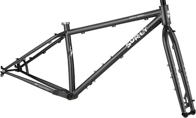 Surly Karate Monkey Frameset - 27.5" Steel Hi-Viz Black Small