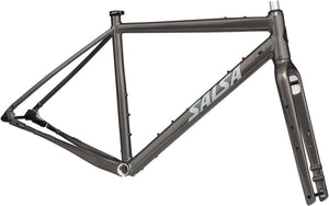 Salsa Stormchaser Frameset - 700c Aluminum Metallic Black 54.5cm