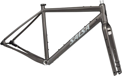 Salsa Stormchaser Frameset - 700c Aluminum Metallic Black 52.5cm