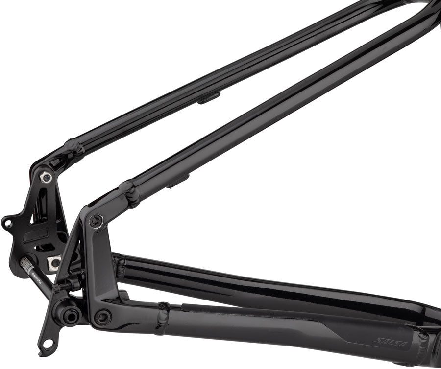 Salsa Timberjack Frame - 29/27.5" Aluminum Black Small