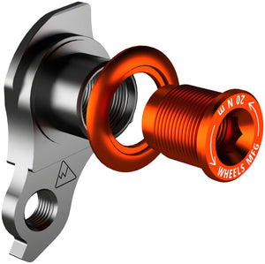 Wheels Manufacturing Universal Derailleur Hanger - 487-3 For Trek ABP MTB Frames designed to accept SRAM UDH BLK/Orange